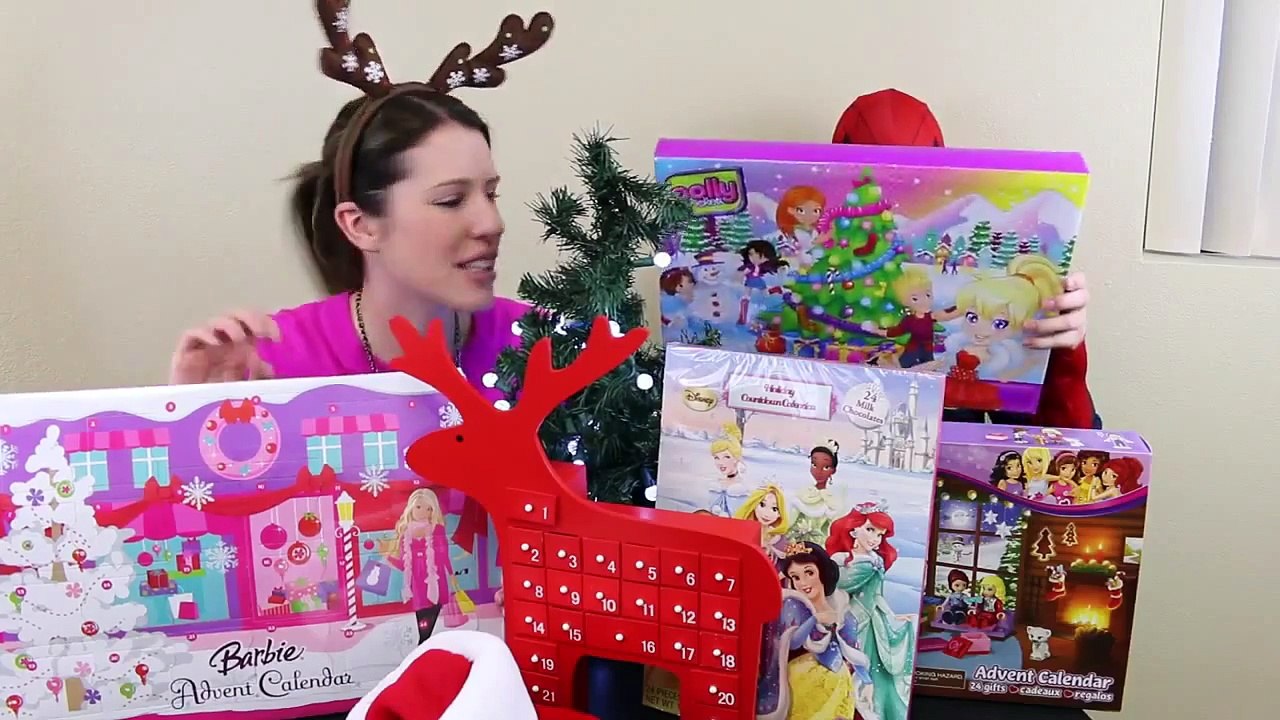 Surprise Toys ADVENT CALENDAR Cartoon Toys24 Days of Christmas Barbie Lego Shopkins Polly Pocket 1