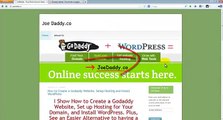 How to Setup Hosting, Install Wordpress with Godaddy | Plus Power Blogging System