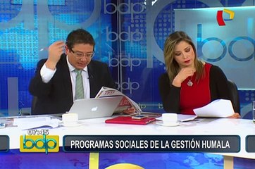 Josué Gutiérrez e Iván Hidalgo comentaron sobre los programas sociales del actual Gobierno.