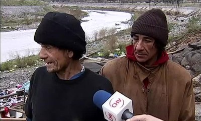 La dura realidad de quienes viven en la ribera del río Mapocho - CHV NOTICIAS