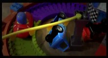 ʬ Pocoyo wins Piston Cup Race MegaBloks CARS 7794 Playset Disney Pixar Cars Swiggle Traks Racetrack