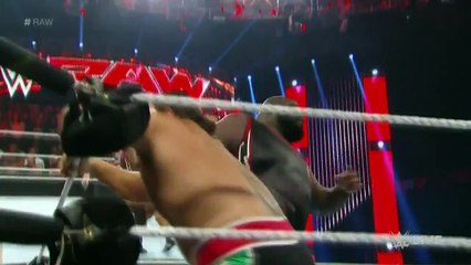 Rusev defeats Mark Henry on Raw