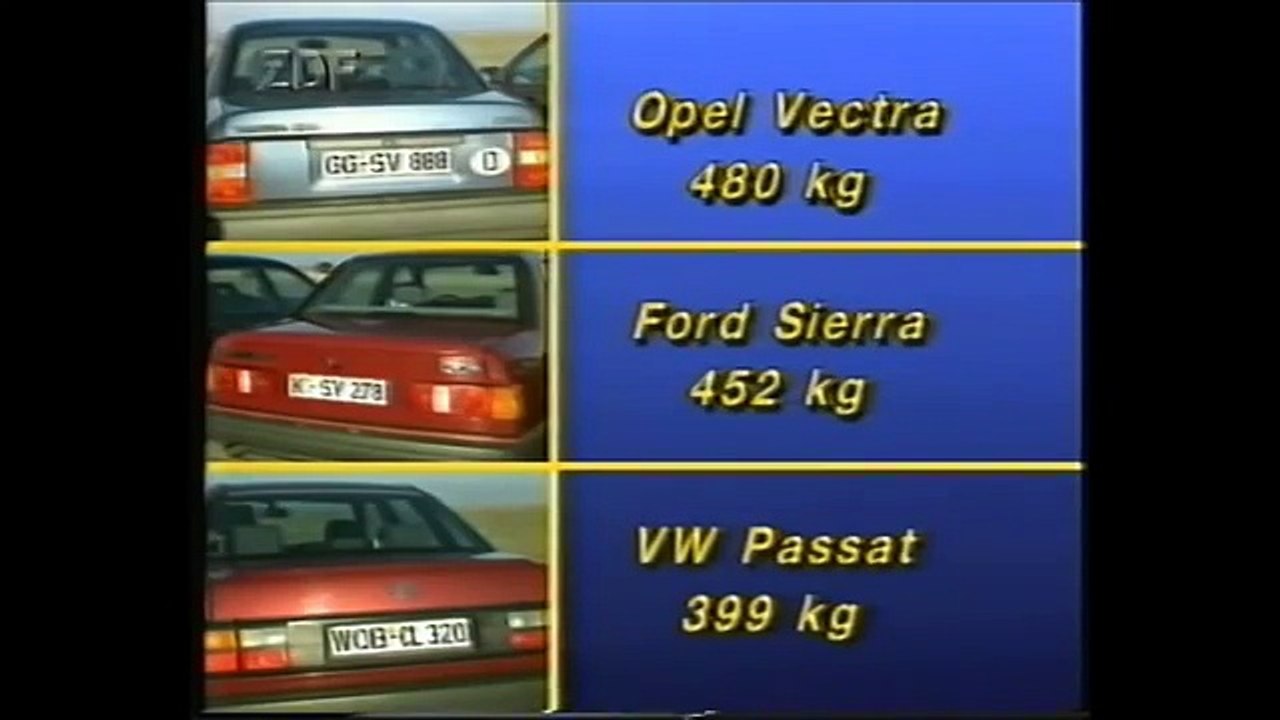 Telemotor test Ford Sierra Opel Vectra VW Passat