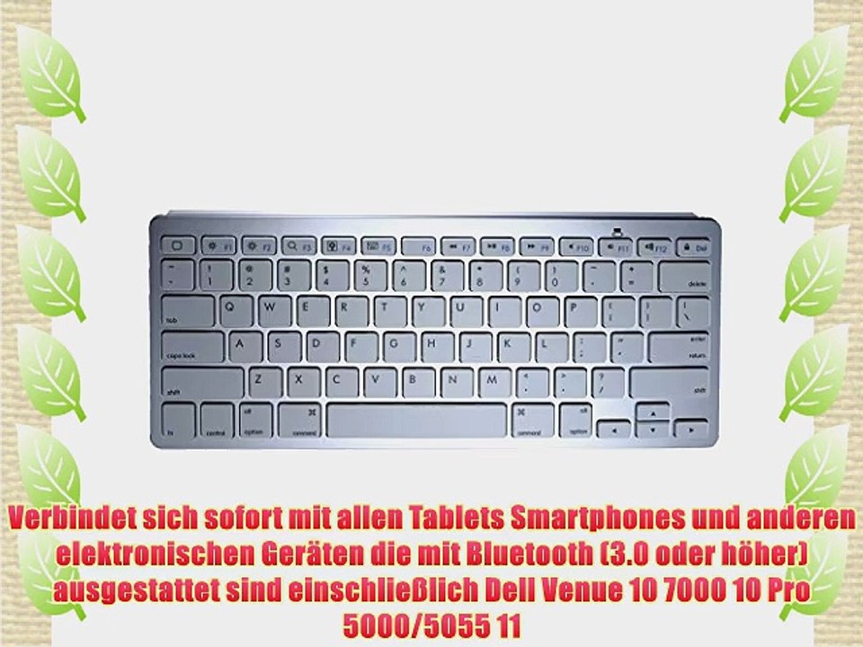 Cooper Cases(TM) B1 universelle Bluetooth Funktastatur f?r Dell Venue 10 7000 10 Pro 5000/5055