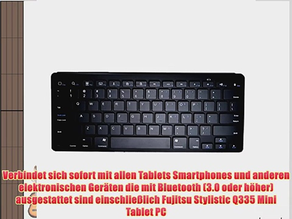 Cooper Cases(TM) B1 universelle Bluetooth Funktastatur f?r Fujitsu Stylistic Q335 Mini Tablet