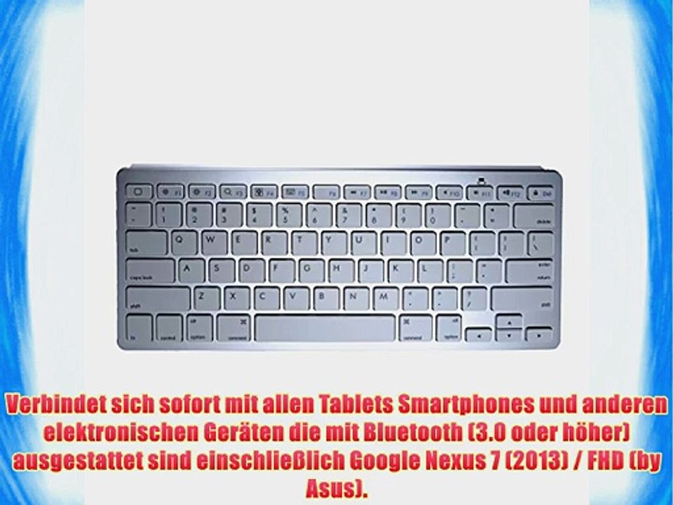 Cooper Cases(TM) B1 universelle Bluetooth Funktastatur f?r Google Nexus 7 (2013) / FHD (by