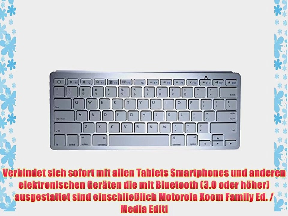 Cooper Cases(TM) B1 universelle Bluetooth Funktastatur f?r Motorola Xoom Family Ed. / Media