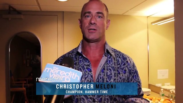 Christopher Meloni Hammer Time Post Game Is Meredith a Cheater The Meredith Vieira Show