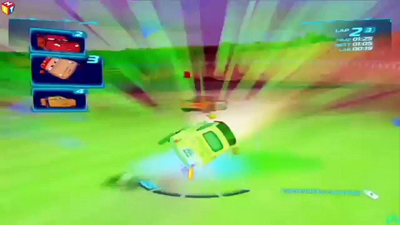 Cars 2 Game - Team Lightning Luigi - Radiator Sprint - Battle Race