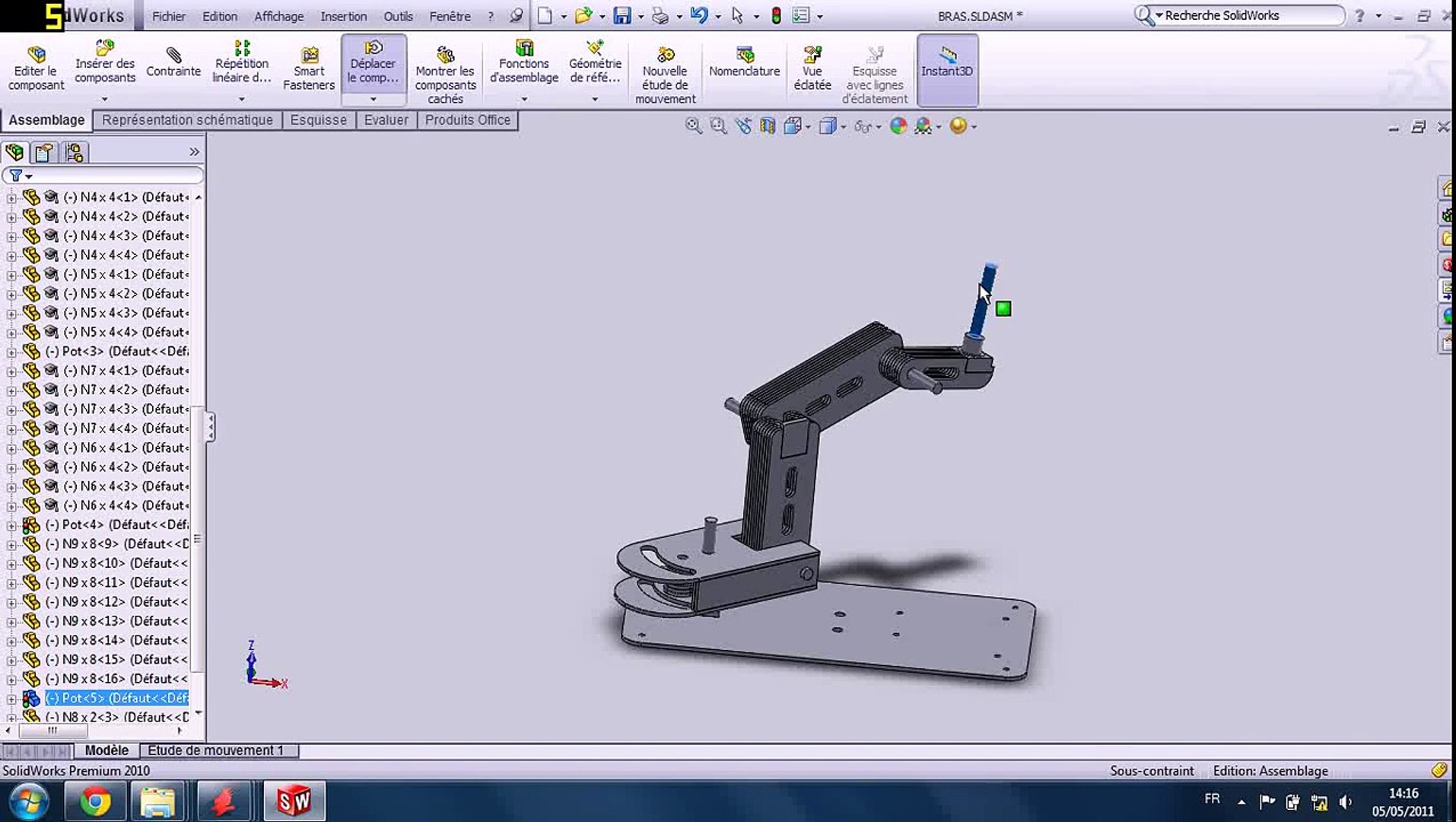 robotic arm design solidworks