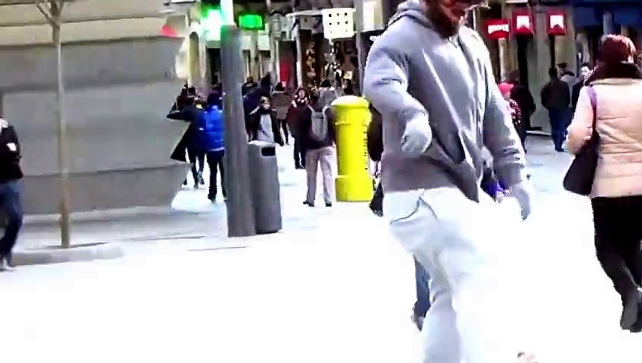 Ronaldo Disguised as Homeless Man