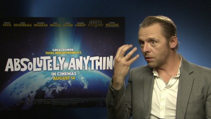Simon Pegg Talks About 'Absolutely Anything'