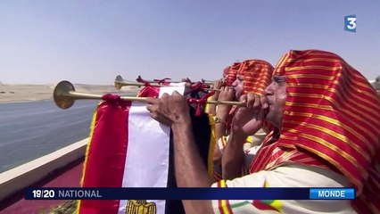Le nouveau canal de Suez inauguré en grande pompe