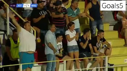 Constantin Budescu Goal Astra 1 - 1 West Ham Europa League 6-8-2015