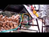 Custom Fabricated Homemade Firewood Processor Cheap and Easy Way to Cut Wood