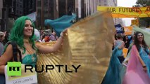 USA: See world's largest climate change march take over NYC