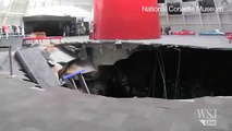 Sinkhole Swallows Eight Vintage Corvettes at Museum