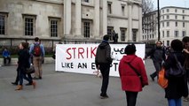 Egyptian Advice at Trafalgar Square 