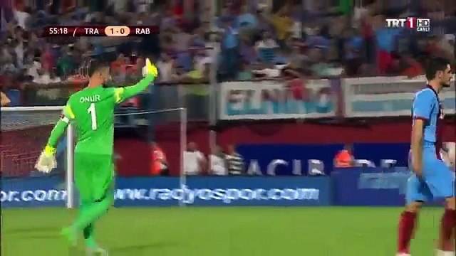 Trabzonspor Rabotnicki 1-0 Okay Yokuşlu