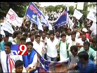 AP Special status - Sivaji leads huge rally in Eluru