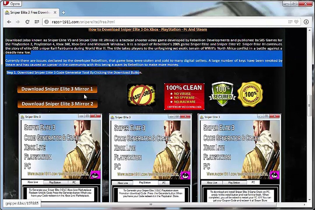 Sniper Elite 3 vapeur Key Télécharger