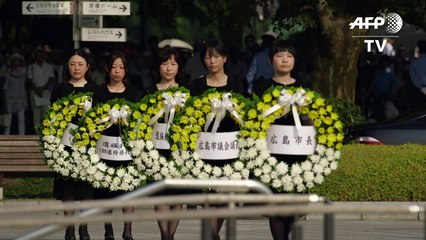 Le Japon commémore les 70 ans du bombardement d'Hiroshima