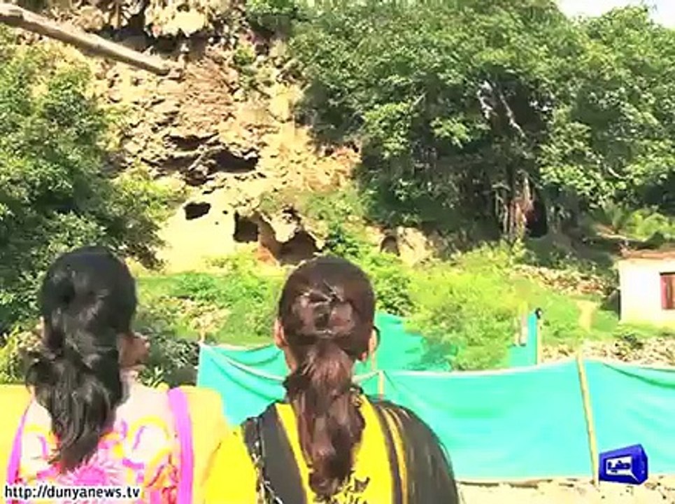 Dunya News- Village of caves, Shah Allah Ditta, in heart of Margala Hills.