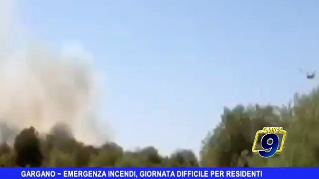 GARGANO | Emergenza incendi, giornate difficili per i residenti