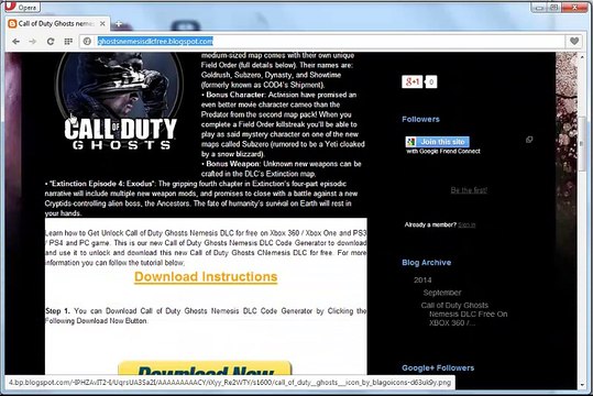 Get Free Call of Duty Ghosts Nemesis Redeem Codes For Xbox 360 / Xbox One