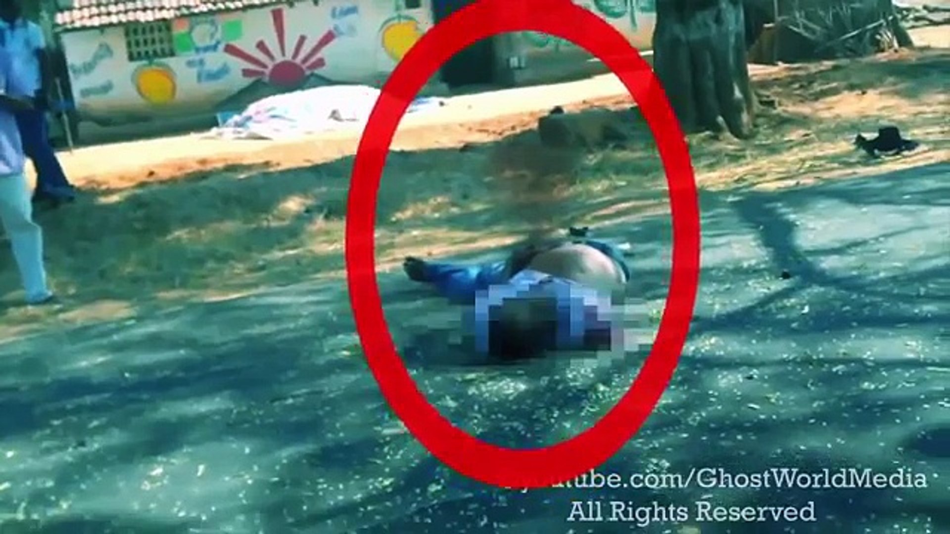SCARY VIDEOS Ghost spirit caught on tape at accident site Scary ghost videos Ghost caught