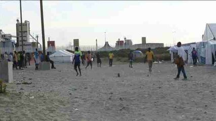 La jungla, el campamento de inmigrantes en las afueras de Calais