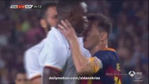Messi Fight with Yanga Mbiwa - FC Barcelona v. AS Roma - Joan Gamper Trophy 05.08.2015 HD