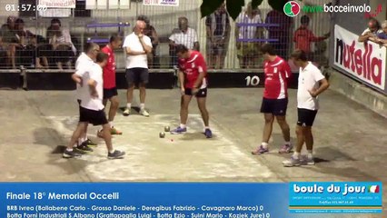 18° Memorial Bruno Occelli - La Poule dei Campioni - Finale