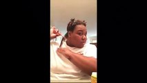 Spiral Curls on Natural Hair Using Magnetic Rollers