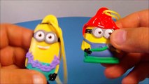 Minions toys 2015 - 2013 DESPICABLE ME 2 SET OF 8 MINIONS GENERAL MILLS CEREAL TOY'S VIDEO REVIEW