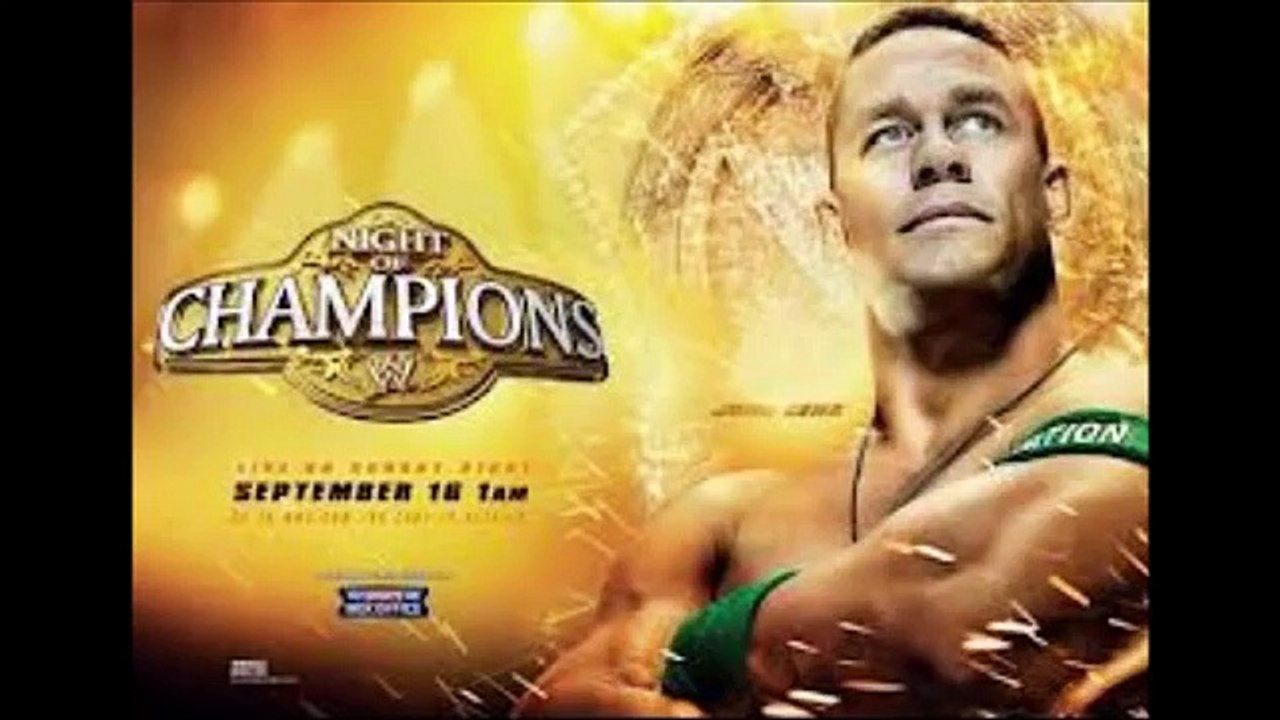 WWE Night Of Champions 2012 Theme Song Lyrics "Champions" By Kevin Rudolf