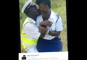 Police Couple Kissing taken more serious than bribery The most Costs kissing in our World