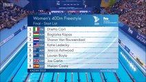 400m libre F (finale) - ChM 2015 natation (plus hommage à Camille Muffat)