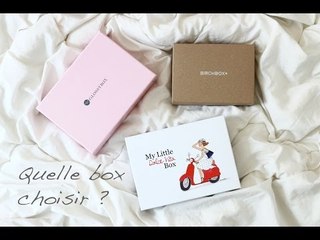 Quelle box choisir ? Mylittlebox VS Birchbox VS Glossybox