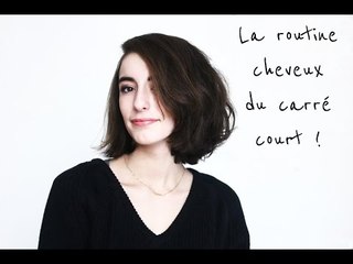 La routine cheveux du carré court