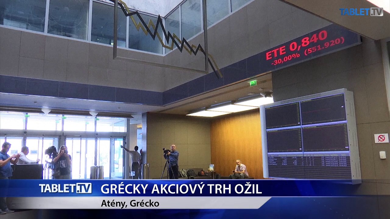 Grécky akciový trh ožil