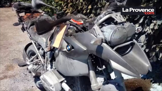 La Penne-sur-Huveaune : une moto retrouvée carbonisée