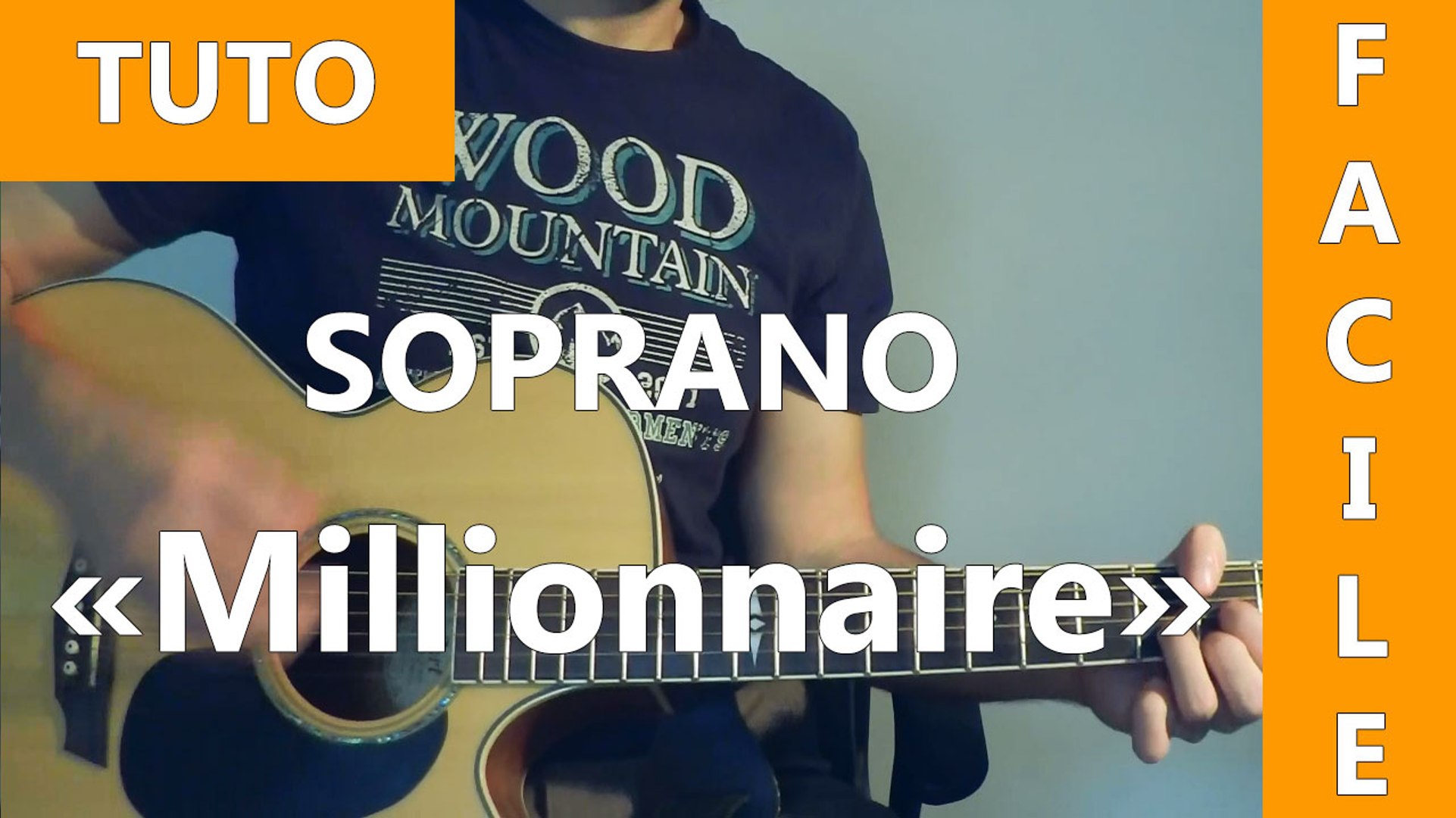 Soprano - Millionnaire - TUTO Guitare - Vidéo Dailymotion