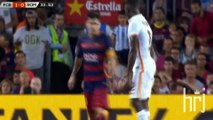 Quand Messi étrangle Yanga Mbiwa