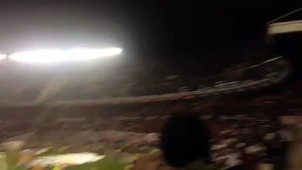 Festejo del gol de River Plate, Lucas Alario al minuto 45
