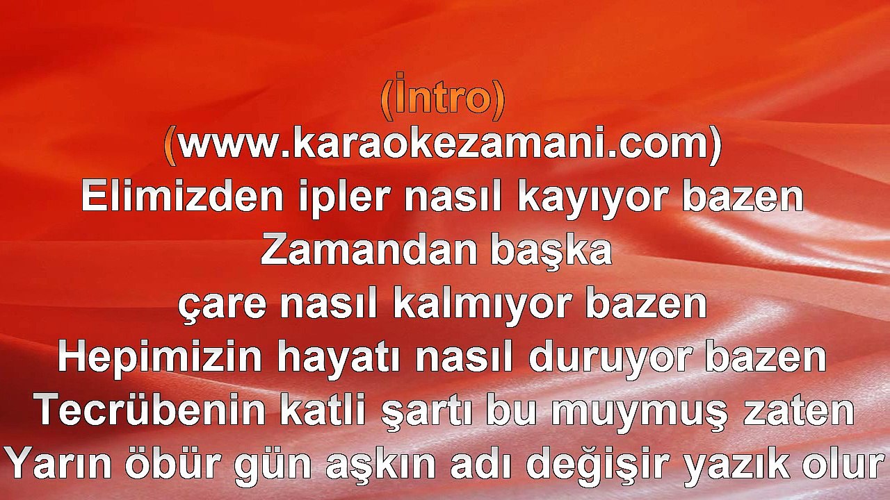 Gökhan Keser - Bazen - Feat. Sıla - (2012) TÜRKÇE KARAOKE