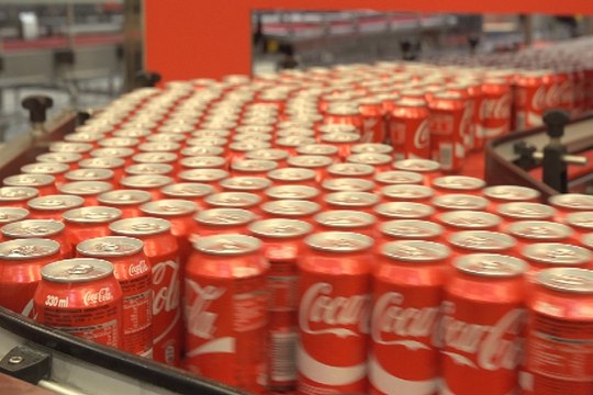 Imágenes de la fabricación de Coca-Cola