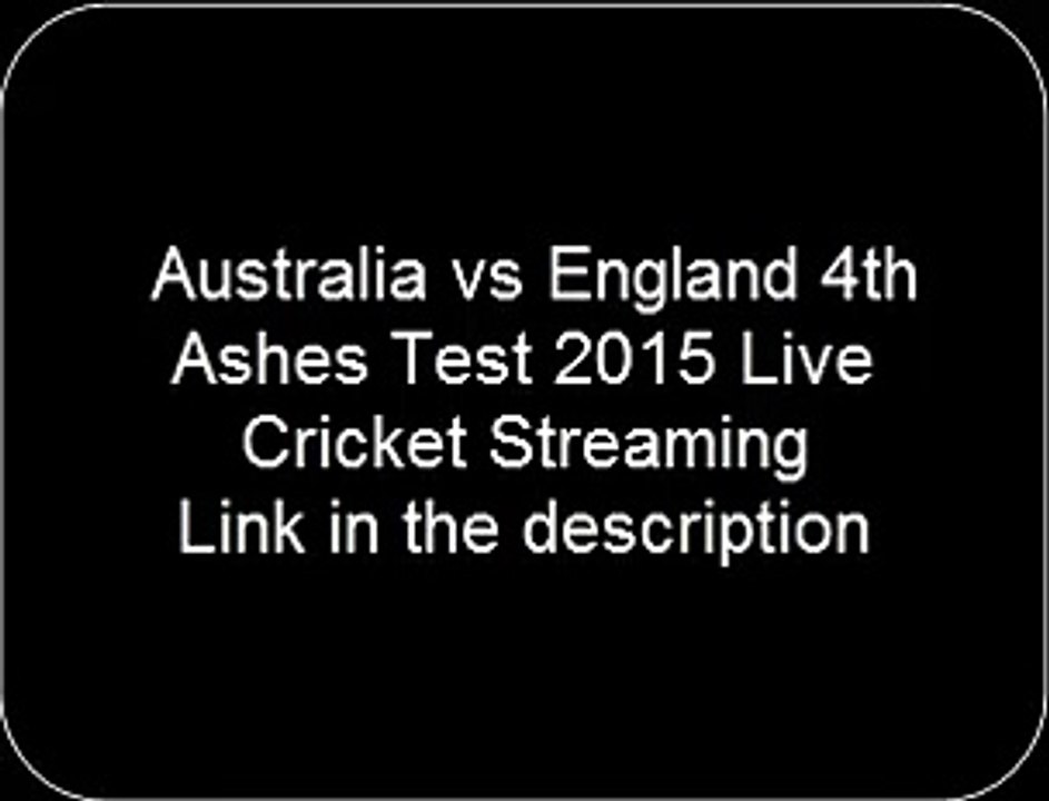 Australia Vs England 4th Ashes Test Live Cricket Streaming