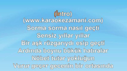Gökhan Özen - Herşeyde Biraz Sen Varsın - 2003 TÜRKÇE KARAOKE