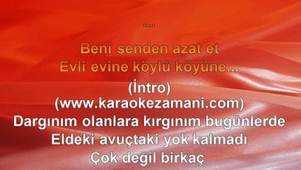 Gökhan Özen - İki Yeni Yabancı - (Remix) - 2013 TÜRKÇE KARAOKE